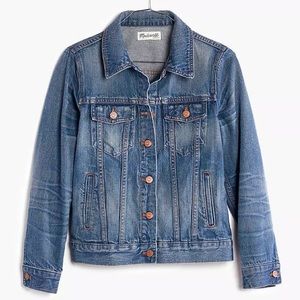 NWT Madewell The Jean Jacket in Pinter Wash